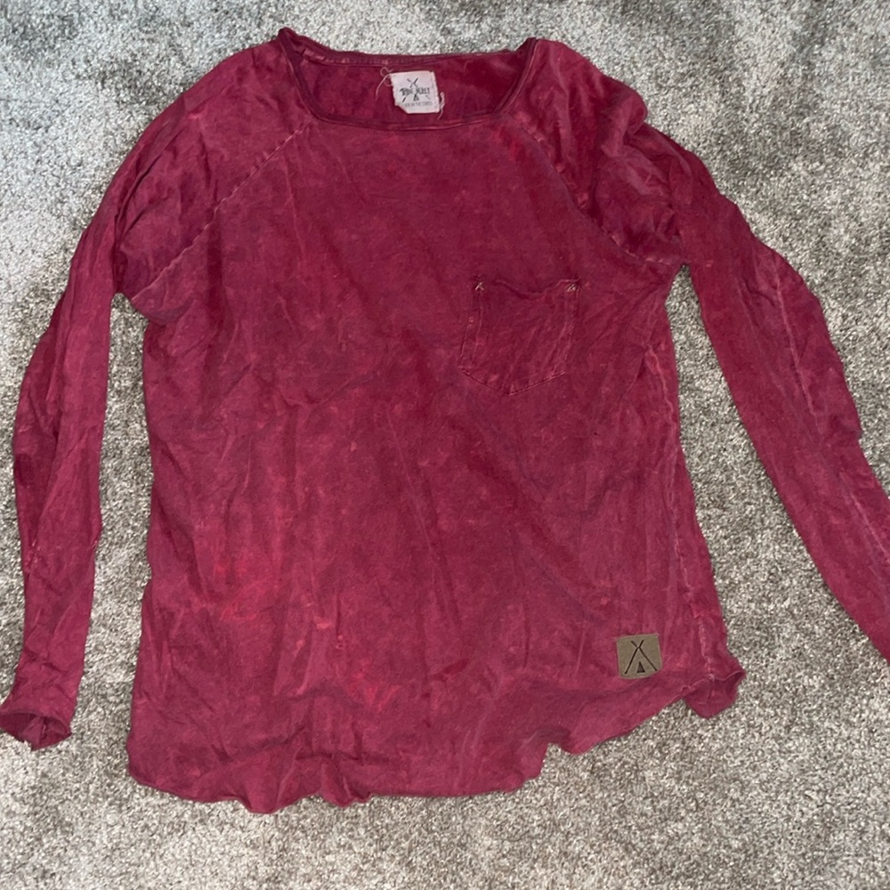 Unisex oversized long sleeve tee